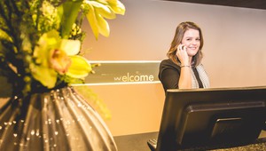 Welcome desk