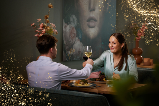 Merry Christmas arrangement Van der Valk Hotel Venlo