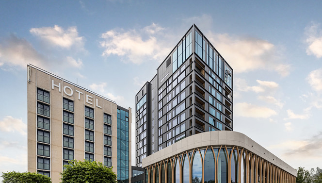 Vooraanzicht Van der Valk Hotel Venlo