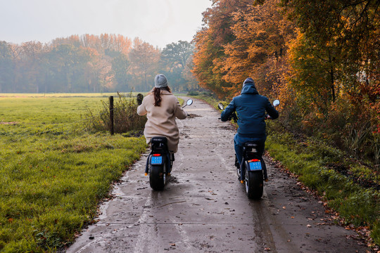Echopper in de herfst